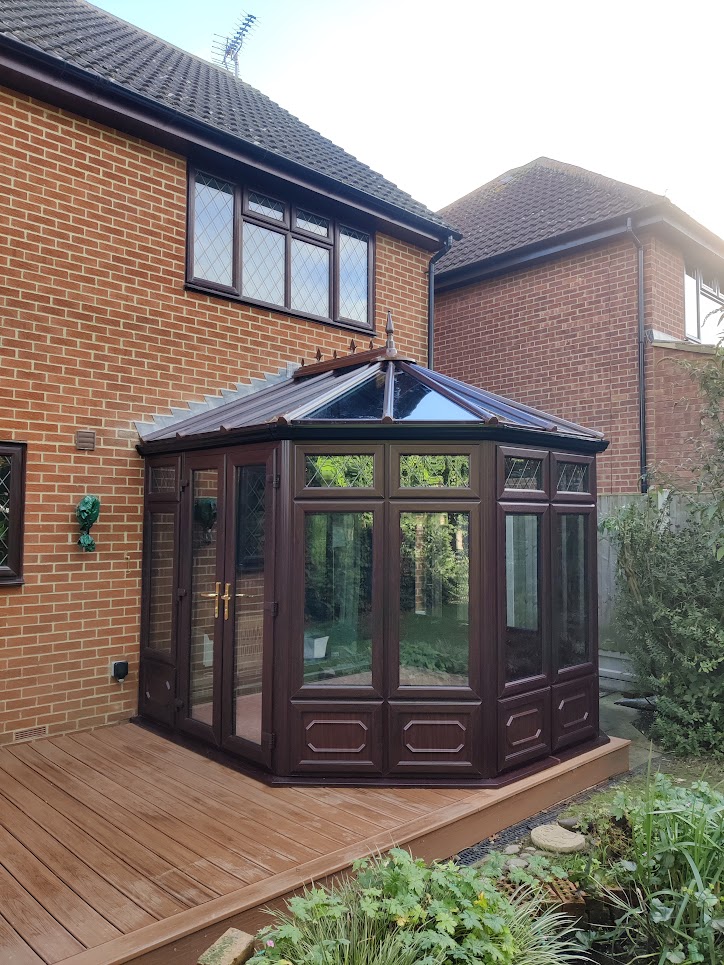 Brown Glass Conservatory